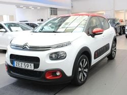 Vit Begagnad 2018 Citroën C3 PureTech Halvkombi | 119 900 kr (Bra pris)