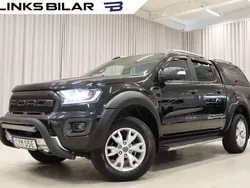 Svart Begagnad 2022 Ford Ranger Wildtrack Pickup | 479 900 kr (Dyr)