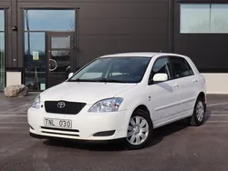 Vit Begagnad 2002 Toyota Corolla Halvkombi | 39 900 kr (Lite dyr)