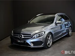 Grå Begagnad 2018 Mercedes C220 AMG Kombi | 259 900 kr (Lite dyr)
