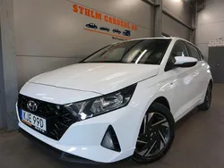 Vit Begagnad 2021 Hyundai i20 Essential Halvkombi | 159 700 kr (Bra pris)