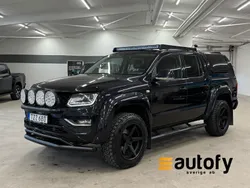 Svart Begagnad 2017 VW Amarok Aventura Pickup | 399 900 kr (Marknadspris)