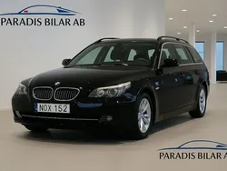 Svart Begagnad 2008 BMW 520 Kombi | 64 900 kr (Marknadspris)