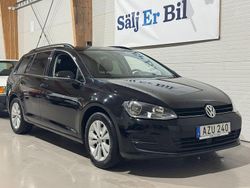 Svart Begagnad 2017 VW Golf VII Kombi | 129 900 kr (Marknadspris)