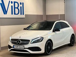 Vit Begagnad 2017 Mercedes A200 AMG Halvkombi | 179 900 kr (Lite dyr)
