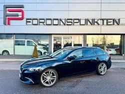 Svart Begagnad 2016 Mazda 6 Optimum Kombi | 162 000 kr (Marknadspris)