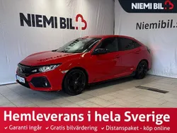 Röd Begagnad 2018 Honda Civic Dynamic Halvkombi | 194 900 kr (Lite dyr)