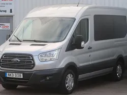 Grå (gråmetallic) Begagnad 2019 Ford Transit Kombi | 189 900 kr (Dyr)