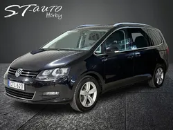 Svart (svart metallic) Begagnad 2015 VW Sharan Minibuss | 149 900 kr (Dyr)