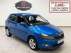 Blå Begagnad 2014 Skoda Fabia Halvkombi | 59 000 kr (Marknadspris)