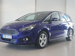 Blå/lila Begagnad 2015 Ford S-MAX S Minibuss | 169 800 kr (Marknadspris)