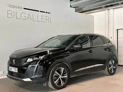 Svart Begagnad 2022 Peugeot 3008 GT SUV | 289 900 kr (Marknadspris)