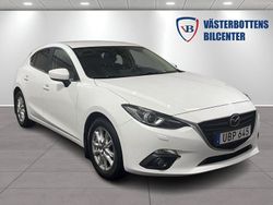 Vit Begagnad 2015 Mazda 3 Inclusive Halvkombi | 124 900 kr (Bra pris)
