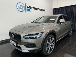 Grå (pebble grey metallic) Begagnad 2021 Volvo V90 CC Kombi | 459 000 kr