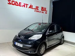 Svart Begagnad 2007 Peugeot 107 Halvkombi | 24 900 kr (Marknadspris)