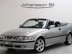 Ljusgrå Begagnad 2001 Saab 9-3 Cabriolet Cab | 94 900 kr (Lite dyr)