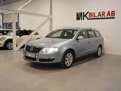 Ljusblå Begagnad 2007 VW Passat Sportline Kombi | 59 900 kr (Dyr)