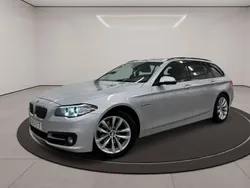 Silver (silver metallic) Begagnad 2017 BMW 520 Shadowline Kombi | 199 900 kr (Bra pris)