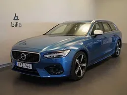 Blå Begagnad 2018 Volvo V90 R-Design Kombi | 339 500 kr (Marknadspris)