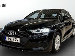 Svart Begagnad 2022 Audi A3 Sportback Proline Halvkombi | 269 000 kr (Marknadspris)