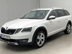Vit Begagnad 2019 Skoda Octavia Scout Kombi | 174 800 kr (Lite dyr)