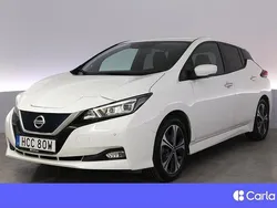 Vit Begagnad 2021 Nissan Leaf 360º Halvkombi | 198 900 kr (Marknadspris)