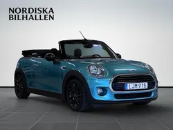 Ljusblå Begagnad 2016 Mini Cooper Cabriolet Pepper Cab | 144 795 kr (Marknadspris)