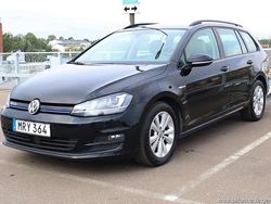 Svart Begagnad 2016 VW Golf VII S Kombi | 109 000 kr (Marknadspris)