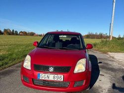 Röd Begagnad 2008 Suzuki Swift Halvkombi | 22 000 kr (Marknadspris)