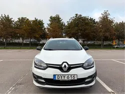 Vit Begagnad 2015 Renault Mégane GrandTour LIMITED Kombi | 80 000 kr (Lite dyr)