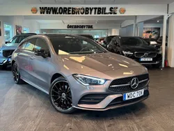 Mörkgrå Begagnad 2022 Mercedes CLA250e Shooting Brake AMG Kombi | 349 900 kr (Marknadspris)