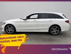 Vit Begagnad 2017 Mercedes C220 AMG Kombi | 229 800 kr (Lite dyr)