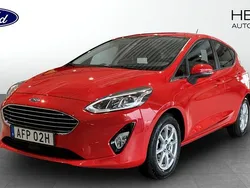 Röd (red) Begagnad 2020 Ford Fiesta Titanium Halvkombi | 159 900 kr (Marknadspris)