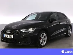 Svart Begagnad 2021 Audi A3 Sportback e-tron S-Line Sedan | 301 900 kr (Bra pris)