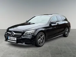 Svart Begagnad 2019 Mercedes C200 AMG Kombi | 239 900 kr (Marknadspris)