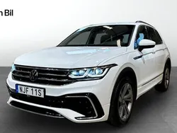 Vit Begagnad 2022 VW Tiguan R-line SUV | 369 500 kr (Marknadspris)