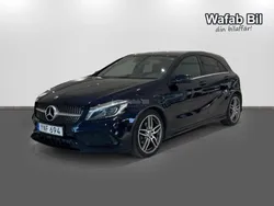 Mörkblå Begagnad 2017 Mercedes A200 Sport Halvkombi | 199 900 kr (Lite dyr)