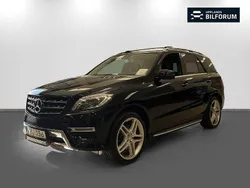 Svart Begagnad 2013 Mercedes ML350 AMG line SUV | 189 000 kr (Marknadspris)