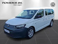 Vit (candyvit) Ny 2025 VW Caddy Maxi Minibuss | 418 750 kr (Bra pris)