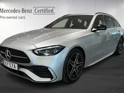 Silver Begagnad 2022 Mercedes C220 AMG Kombi | 389 900 kr (Superpris)