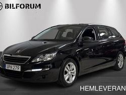 Svart Begagnad 2015 Peugeot 308 Active Kombi | 74 800 kr (Marknadspris)