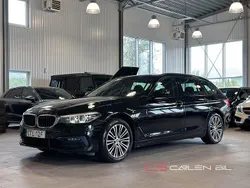 Svart Begagnad 2019 BMW 520 Sport Line Kombi | 244 700 kr (Marknadspris)