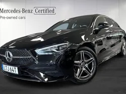 Svart Begagnad 2023 Mercedes CLA250e Shooting Brake AMG Kombi | 429 000 kr (Lite dyr)