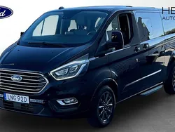 Svart (white) Begagnad 2021 Ford Tourneo Custom Titanium Van | 449 000 kr (Marknadspris)