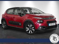 Röd Begagnad 2018 Citroën C3 Feel Halvkombi | 89 900 kr (Marknadspris)