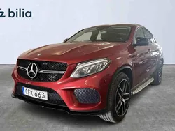 Röd Begagnad 2016 Mercedes GLE350 Sportkupé | 369 900 kr (Marknadspris)