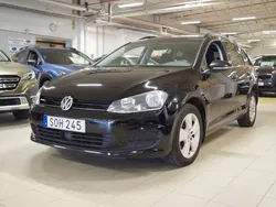Svart Begagnad 2014 VW Golf VII Kombi | 79 500 kr (Marknadspris)