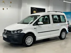 Vit Begagnad 2018 VW Caddy Life Minibuss | 139 900 kr (Marknadspris)