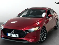 Röd (red) Begagnad 2019 Mazda 3 Inclusive Halvkombi | 184 900 kr (Marknadspris)