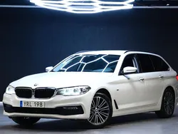 Vit Begagnad 2018 BMW 520 Sport Line Kombi | 219 900 kr (Marknadspris)